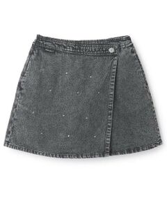 by LOVEiT / バイ ラビット ミニ・ひざ丈スカート | ビジューラップスカート