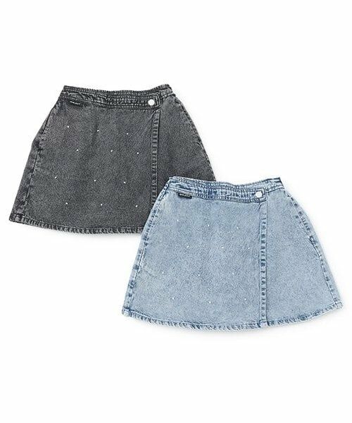 by LOVEiT / バイ ラビット ミニ・ひざ丈スカート | ビジューラップスカート | 詳細10