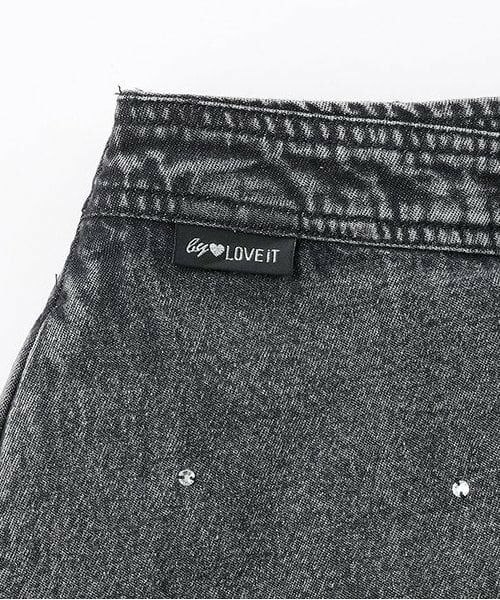 by LOVEiT / バイ ラビット ミニ・ひざ丈スカート | ビジューラップスカート | 詳細3