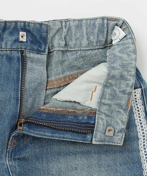 by LOVEiT / バイ ラビット ショート・ハーフ・半端丈パンツ | サイドレースダメージショートパンツ | 詳細3