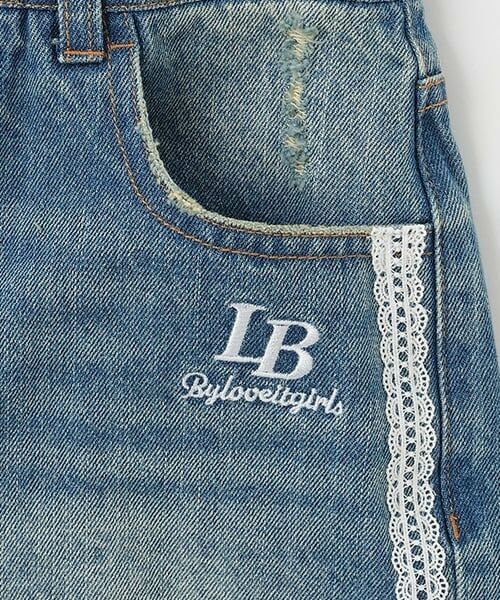 by LOVEiT / バイ ラビット ショート・ハーフ・半端丈パンツ | サイドレースダメージショートパンツ | 詳細4