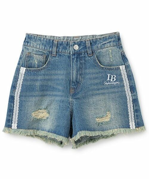 by LOVEiT / バイ ラビット ショート・ハーフ・半端丈パンツ | サイドレースダメージショートパンツ | 詳細9