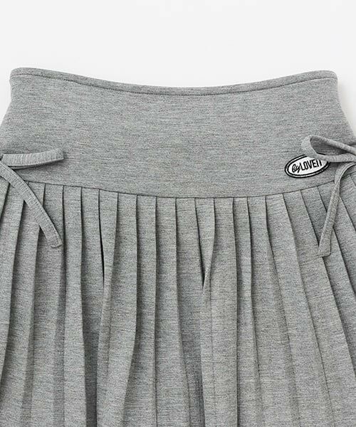 by LOVEiT / バイ ラビット ミニ・ひざ丈スカート | 裾レースティアードプリーツ | 詳細2