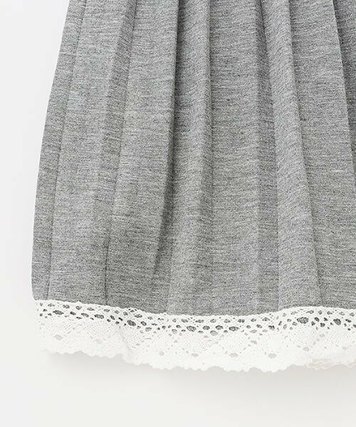 by LOVEiT / バイ ラビット ミニ・ひざ丈スカート | 裾レースティアードプリーツ | 詳細5