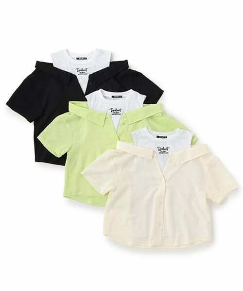 by LOVEiT / バイ ラビット シャツ・ブラウス | レイヤード風シャツ | 詳細9