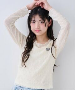 by LOVEiT / バイ ラビット Tシャツ | キャミつきシアシャーリングTシャツ