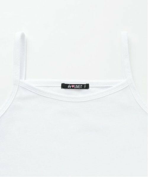 by LOVEiT / バイ ラビット Tシャツ | キャミつきシアシャーリングTシャツ | 詳細12