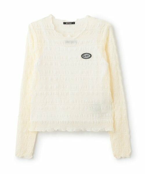 by LOVEiT / バイ ラビット Tシャツ | キャミつきシアシャーリングTシャツ | 詳細5