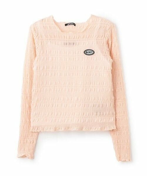 by LOVEiT / バイ ラビット Tシャツ | キャミつきシアシャーリングTシャツ | 詳細6