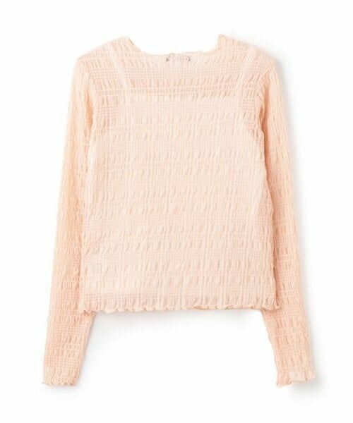 by LOVEiT / バイ ラビット Tシャツ | キャミつきシアシャーリングTシャツ | 詳細7