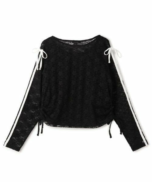 by LOVEiT / バイ ラビット Tシャツ | 【ニコ☆プチ掲載】WリボンレースTシャツセット | 詳細2