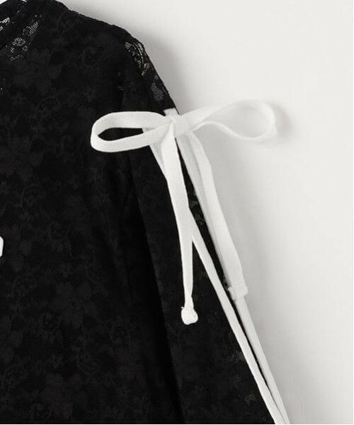 by LOVEiT / バイ ラビット Tシャツ | 【ニコ☆プチ掲載】WリボンレースTシャツセット | 詳細5