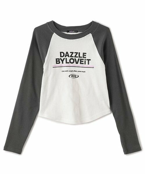by LOVEiT / バイ ラビット Tシャツ | ラグランTシャツ（オフ ホワイト）
