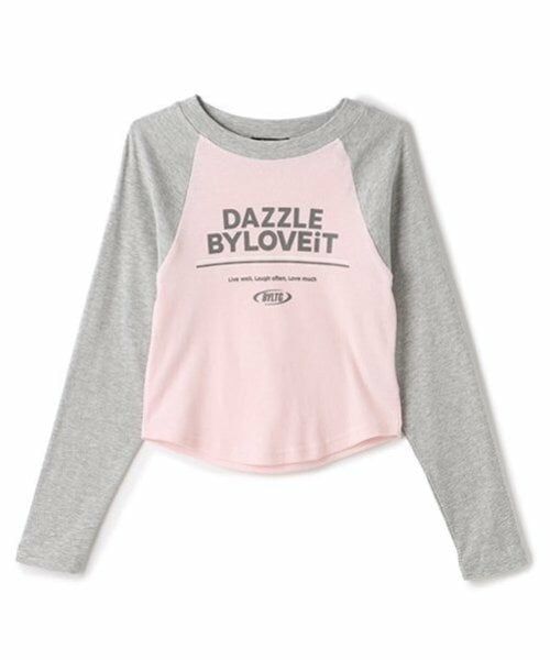 by LOVEiT / バイ ラビット Tシャツ | ラグランTシャツ（ピンク）