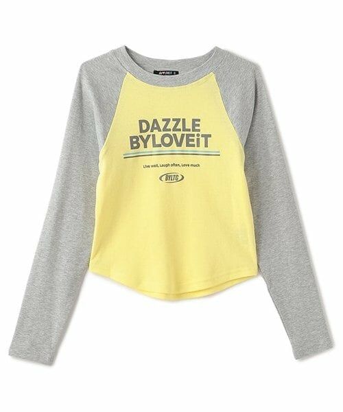 by LOVEiT / バイ ラビット Tシャツ | ラグランTシャツ（黄）