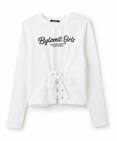by LOVEiT / バイ ラビット Tシャツ | レースアップTシャツ | 詳細2