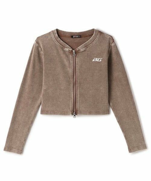 by LOVEiT / バイ ラビット カーディガン・ボレロ | Wジップテレコカーデ | 詳細1