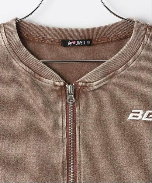 by LOVEiT / バイ ラビット カーディガン・ボレロ | Wジップテレコカーデ | 詳細3