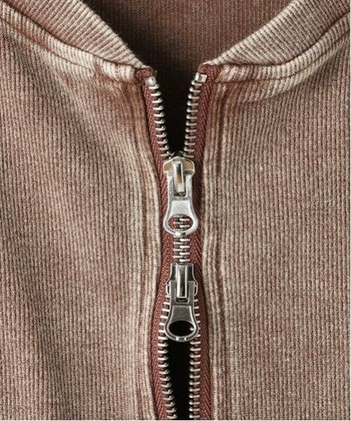 by LOVEiT / バイ ラビット カーディガン・ボレロ | Wジップテレコカーデ | 詳細4