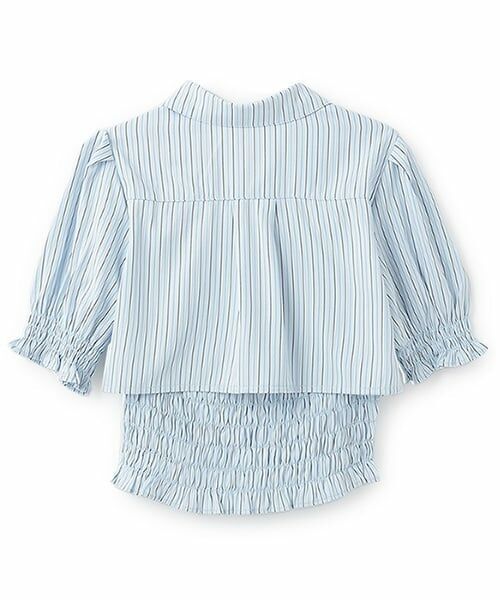 by LOVEiT / バイ ラビット シャツ・ブラウス | クロップド丈レイヤードブラウス | 詳細1