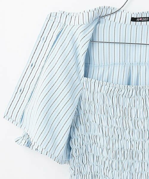 by LOVEiT / バイ ラビット シャツ・ブラウス | クロップド丈レイヤードブラウス | 詳細5