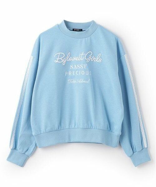 by LOVEiT / バイ ラビット スウェット | レースライントレーナー（ブルー）