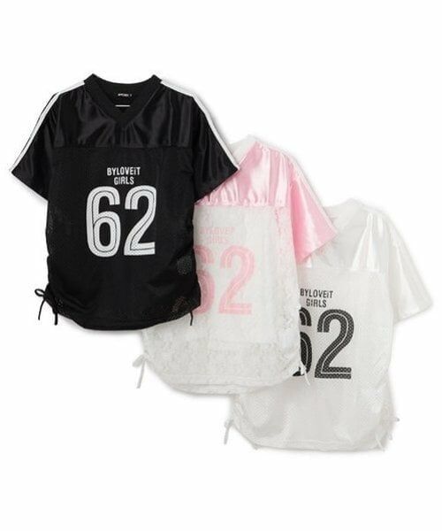 by LOVEiT / バイ ラビット Tシャツ | 【ニコ☆プチ・Cuugal掲載】ガーリーナンバーTシャツ | 詳細13