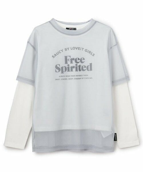 by LOVEiT / バイ ラビット Tシャツ | FreeロゴTシャツチュールTセット | 詳細1