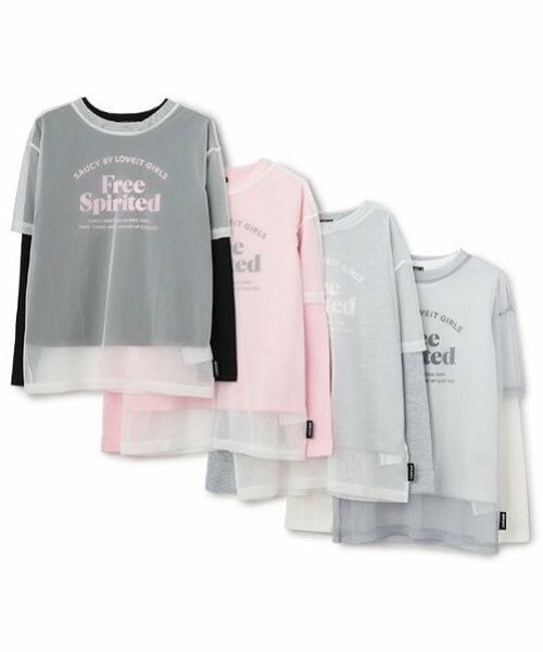 by LOVEiT / バイ ラビット Tシャツ | FreeロゴTシャツチュールTセット | 詳細12