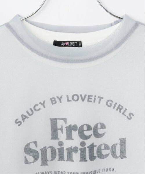 by LOVEiT / バイ ラビット Tシャツ | FreeロゴTシャツチュールTセット | 詳細4