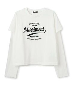 by LOVEiT / バイ ラビット Tシャツ | 【ニコ☆プチ掲載】シアースリーブレイヤード風Tシャツ