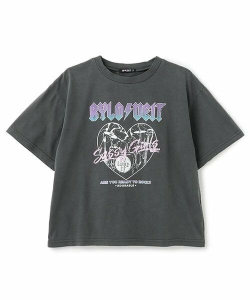 by LOVEiT / バイ ラビット Tシャツ | 【ニコ☆プチ・Cuugal掲載】ヴィンテージバンドTシャツ（ミディアム グレー）