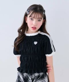 by LOVEiT / バイ ラビット Tシャツ | 【大好評につき再入荷】シャーリングTシャツ