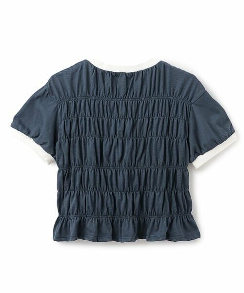 by LOVEiT / バイ ラビット Tシャツ | 【大好評につき再入荷】シャーリングTシャツ | 詳細1