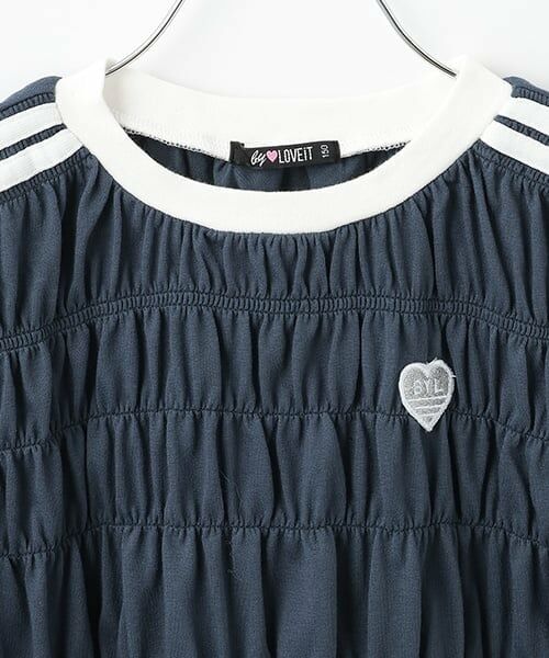 by LOVEiT / バイ ラビット Tシャツ | 【大好評につき再入荷】シャーリングTシャツ | 詳細2