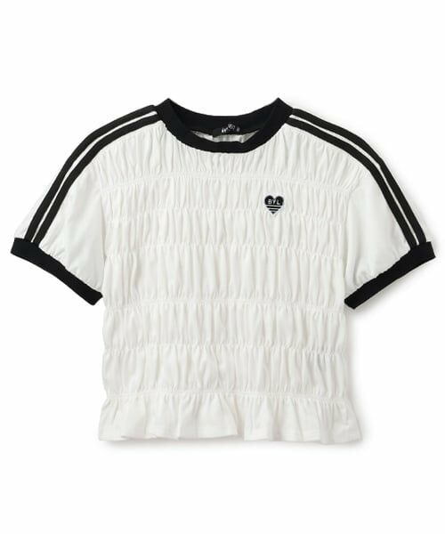 by LOVEiT / バイ ラビット Tシャツ | 【大好評につき再入荷】シャーリングTシャツ | 詳細9