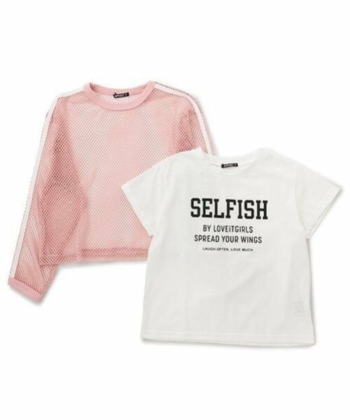 by LOVEiT / バイ ラビット Tシャツ | オーバーメッシュセット | 詳細3