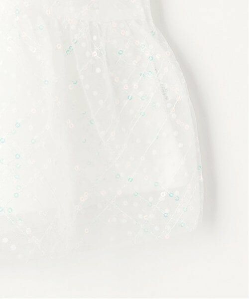 by LOVEiT / バイ ラビット Tシャツ | チュールビスチェつきTシャツ | 詳細8