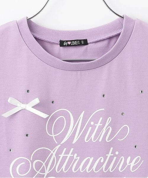 by LOVEiT / バイ ラビット Tシャツ | 【大好評につき再入荷】ビジューガーリーTシャツ | 詳細2