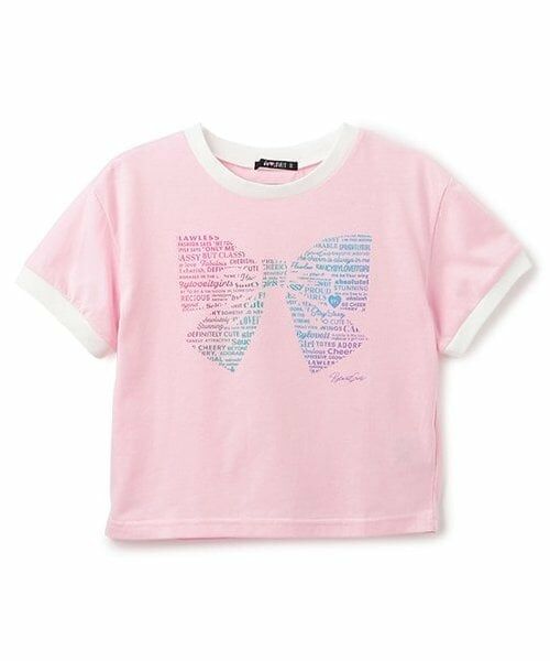 by LOVEiT / バイ ラビット Tシャツ | グラデーションリボンTシャツ（ピンク）