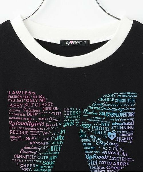 by LOVEiT / バイ ラビット Tシャツ | グラデーションリボンTシャツ | 詳細2