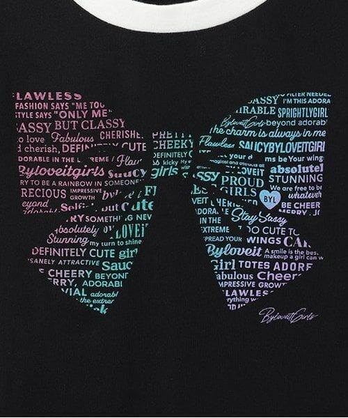 by LOVEiT / バイ ラビット Tシャツ | グラデーションリボンTシャツ | 詳細3