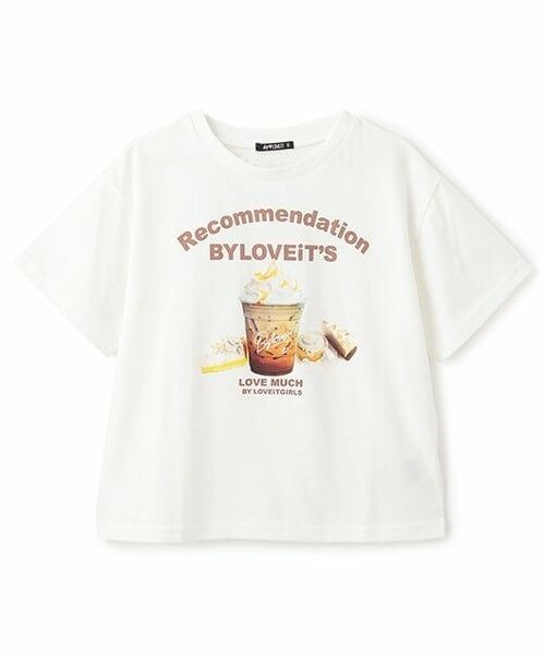 by LOVEiT / バイ ラビット Tシャツ | クリームラテTシャツ（オフ ホワイト）