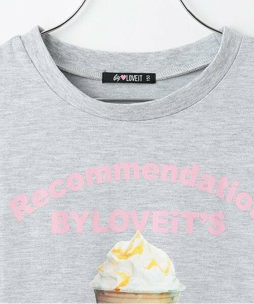 by LOVEiT / バイ ラビット Tシャツ | クリームラテTシャツ | 詳細2