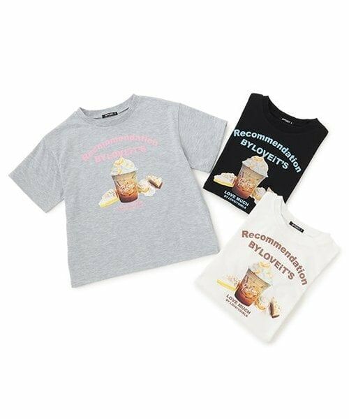 by LOVEiT / バイ ラビット Tシャツ | クリームラテTシャツ | 詳細7