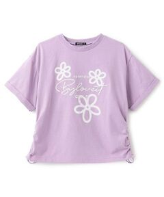 by LOVEiT / バイ ラビット Tシャツ | エアブラシフラワーTシャツ