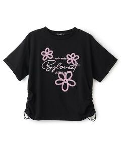 by LOVEiT / バイ ラビット Tシャツ | エアブラシフラワーTシャツ