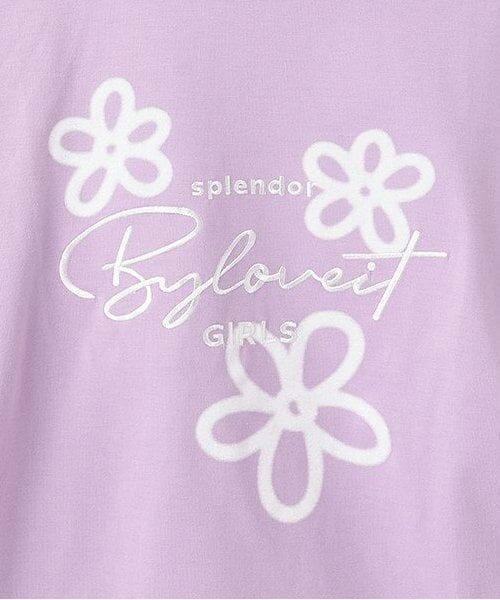 by LOVEiT / バイ ラビット Tシャツ | エアブラシフラワーTシャツ | 詳細4