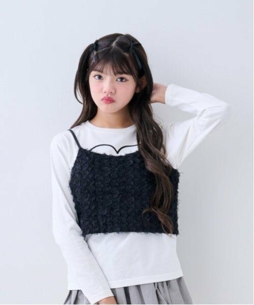 by LOVEiT / バイ ラビット キャミソール・チューブトップ | 2WAYビスチェ（黒）