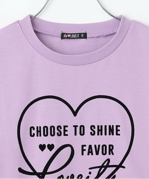 by LOVEiT / バイ ラビット Tシャツ | ハートロングTシャツ | 詳細2